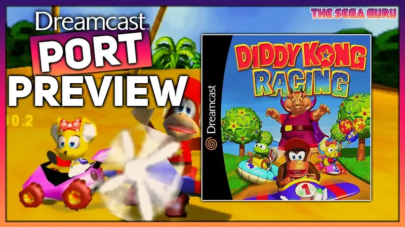 Diddy Kong Racing, classique de la Nintendo 64, tourne nativement sur Sega Dreamcast